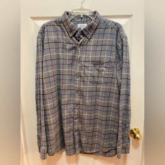 croft & barrow Other - Gray/blue XL cotton shirt